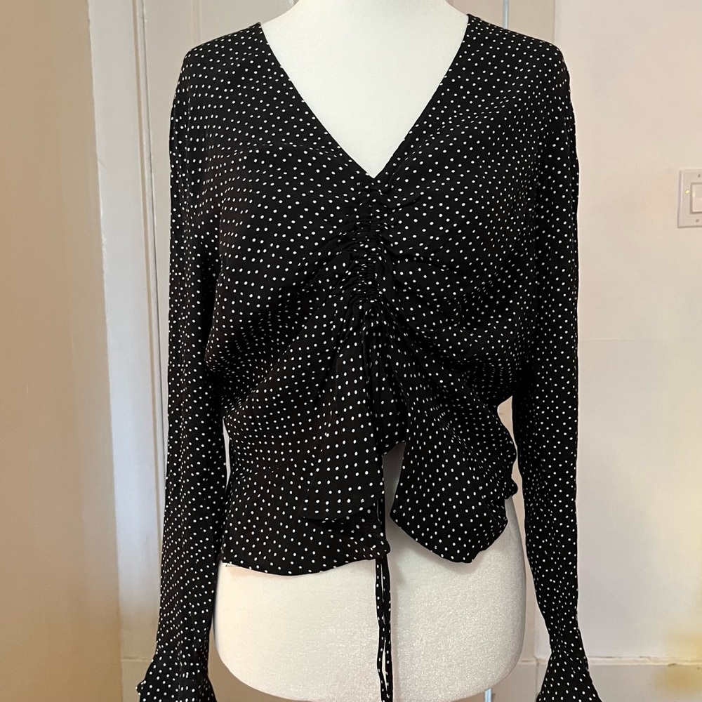 H&M Drawstring Blouse - Picture 2 of 9